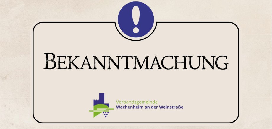 Bekanntmachung - 1