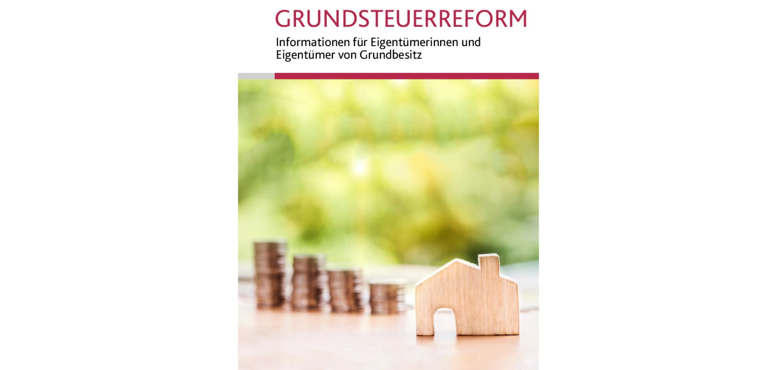 Anleitung Zur Erklärung Zur Feststellung Des Grundsteuerwerts Grundsteuerreform - Service für Erklärung zur Feststellung der