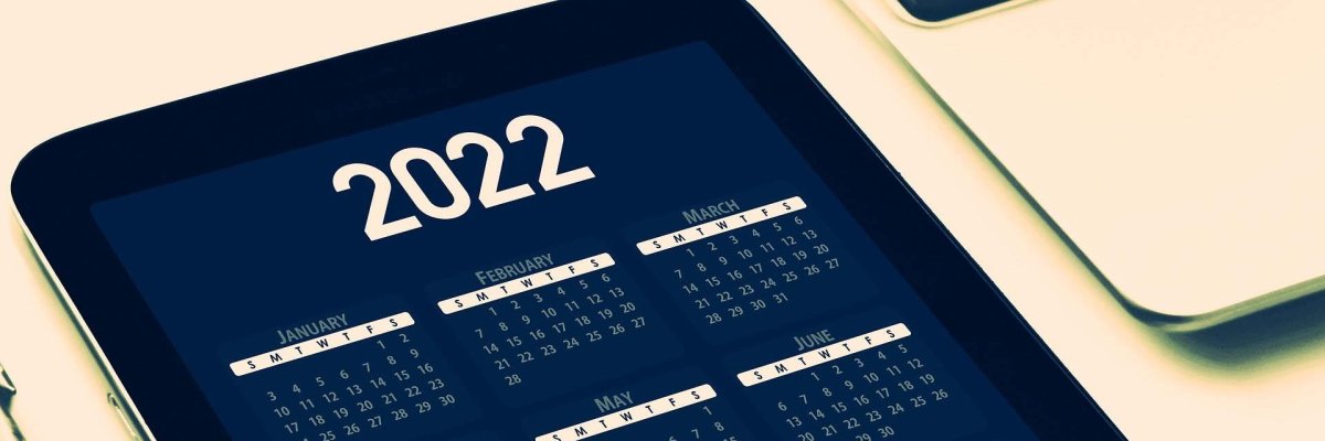 eTerminvergabe 2022 Terminkalender 2022 auf Tablet