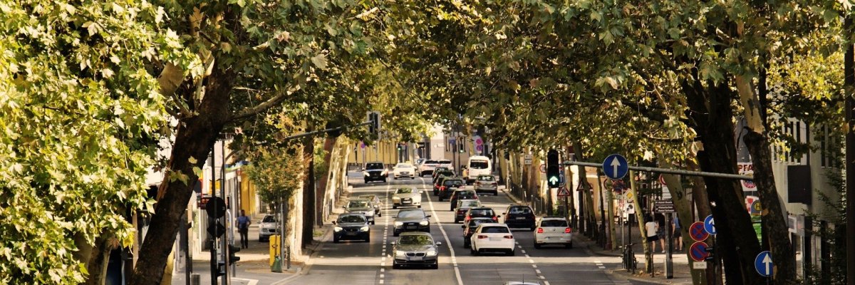 Autos auf der Staße